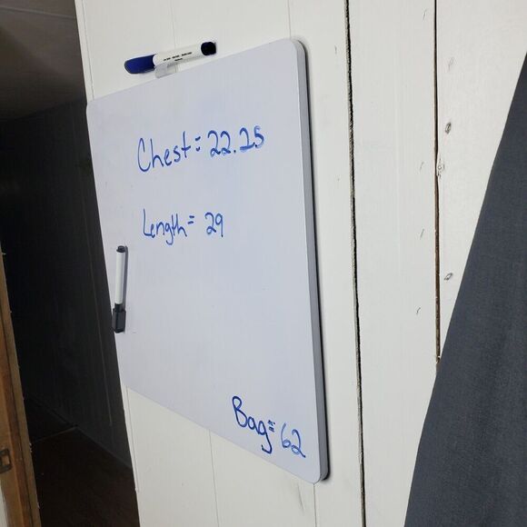 Caravelli Oxford Blazer Superior 150s 06 Drop Italian Grey Mens 40 R Dual Vent - Picture 7 of 10